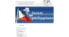 Desktop Screenshot of forum-philippines.net